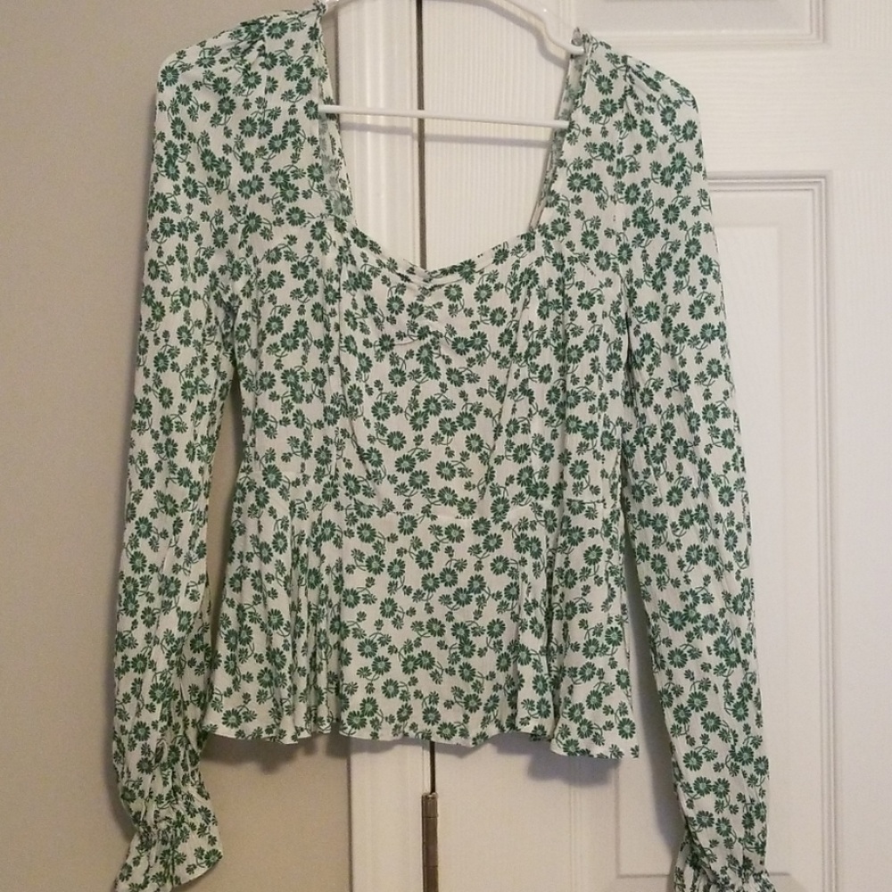 Small Floral Long Sleeve Francesca's Top